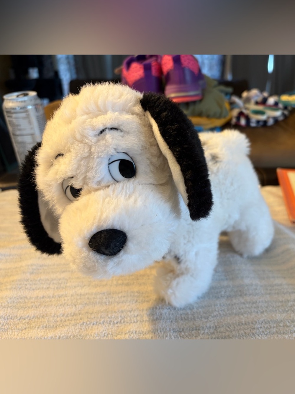 Vintage Disney Lucky 101 Dalmatians Plush Puppy Toy Squeaks/Barks